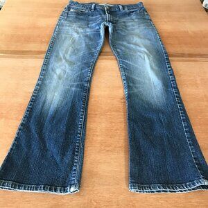 Vintage Diesel Fanker Jeans Men 32x27 Blue Mid Rise Medium Wash Stretch Italy